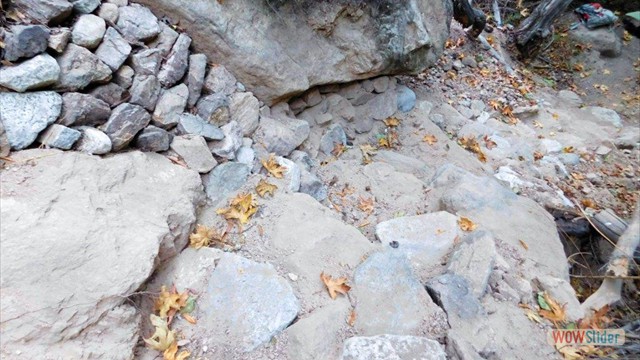 Dawn Mine 17 Rock steps Dawn Mine 17 Rock steps